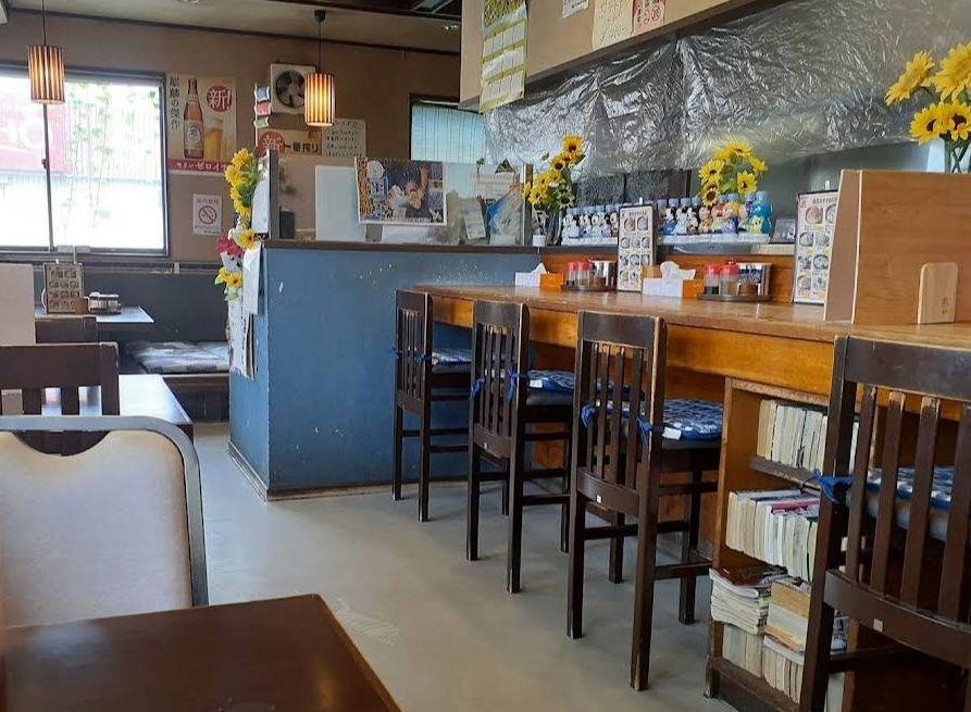 ガキ大将・鉾田店の店内カウンター席